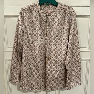 Juicy Couture Floral Long Sleeve Shirt (Size S) (Multicolor)